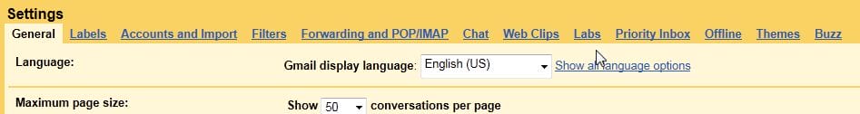 Gmail - Settings Labs