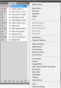 photoshop action script export