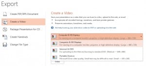 powerpoint 2013 create video2