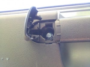 honda handle cover removed