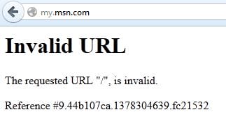 Is my.msn.com down?