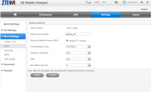 mf60 unlock -  web interface wifi settings