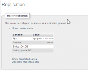 MySQL Add slave replication user