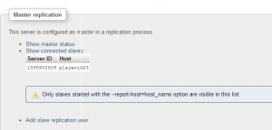 MySQL Show Connected slaves