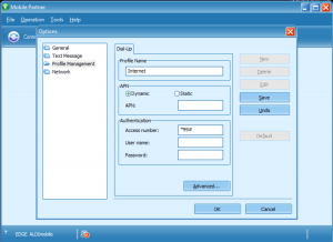 mobile partner profile management