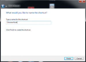 name shortcut chrome kiosk