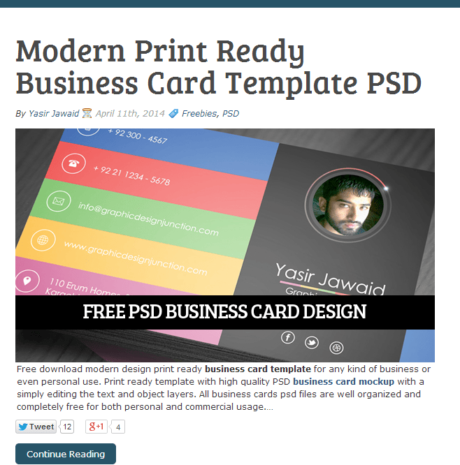 Free PSD templates