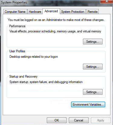 Windows 7 - System Properties