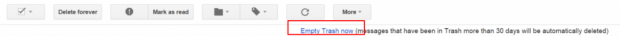 Gmail Empty Trash