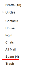 Gmail Trash