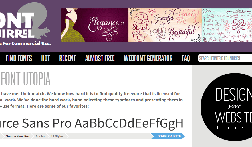 Free Fonts