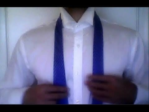 How to tie a tie