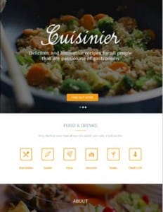 Cuisinier - WordPress Theme