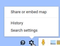 Google Maps Share or Embed Map
