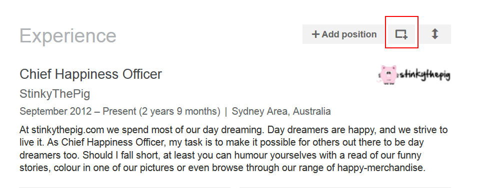 Linkedin adding new media problem