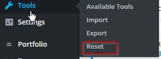 WordPress Reset Tool Reset