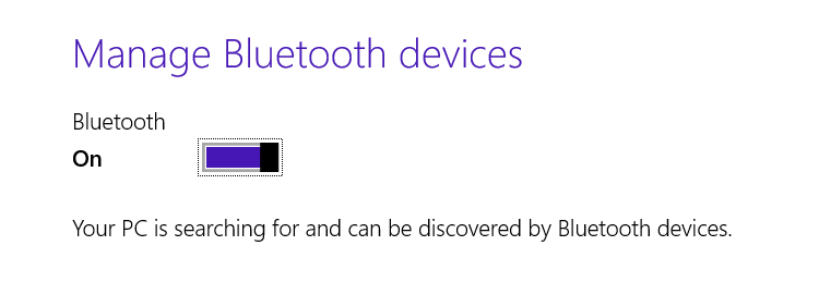Bluetooth Searching