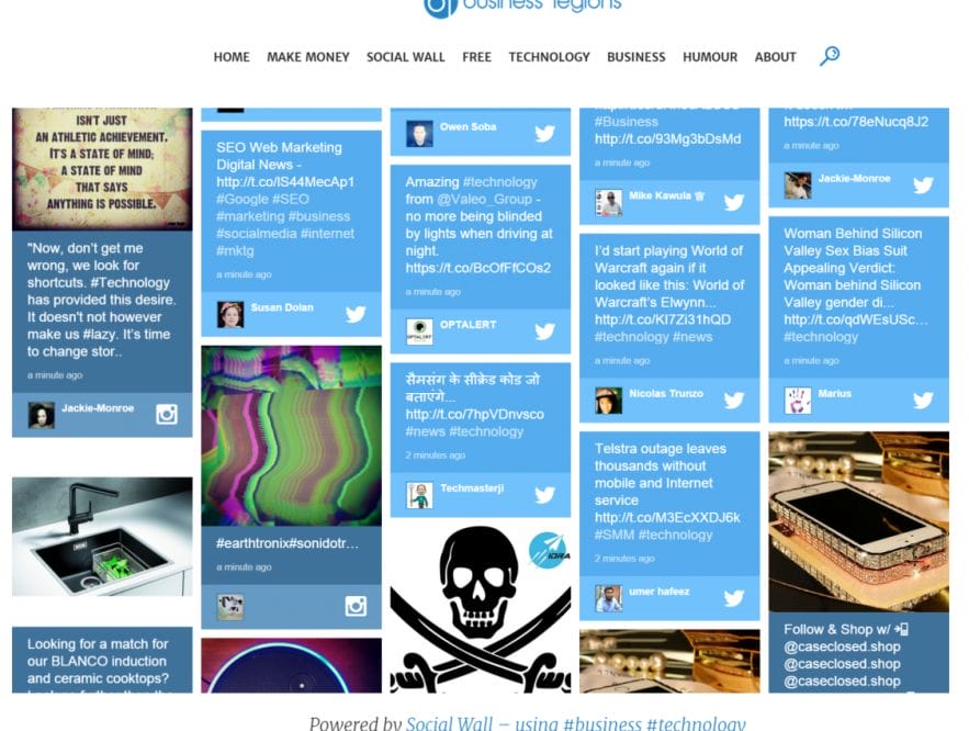 Business Legions Social Wall