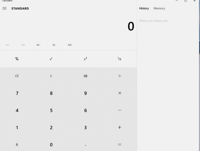 Windows 10 Calculator