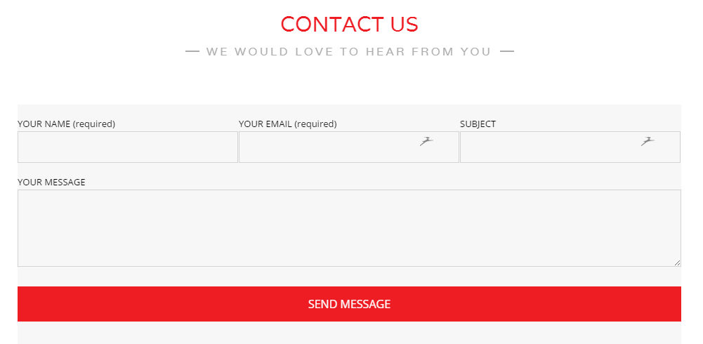 Styling WordPress Contact Form 7