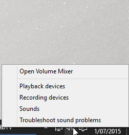 How to fix audio not playing from a program