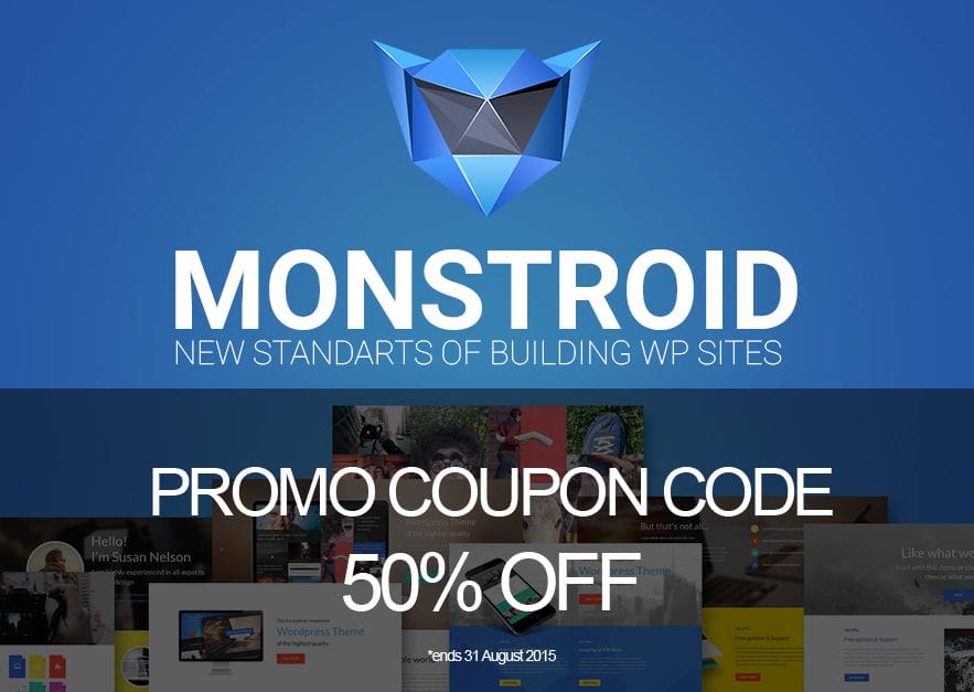 Monstroid 50 Off Promo Coupon Code