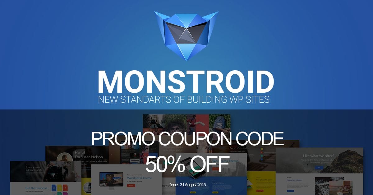 Monstroid Promo Coupon Code 50% Off