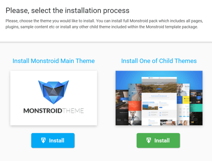 My Healthy App - Monster Wizard Install Monstroid Theme