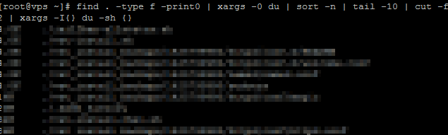 Business Legions Find Largest Files