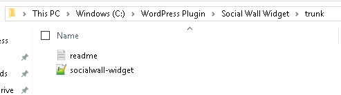 Social Wall WordPress Plugin and Readme Text
