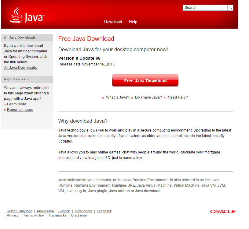 java