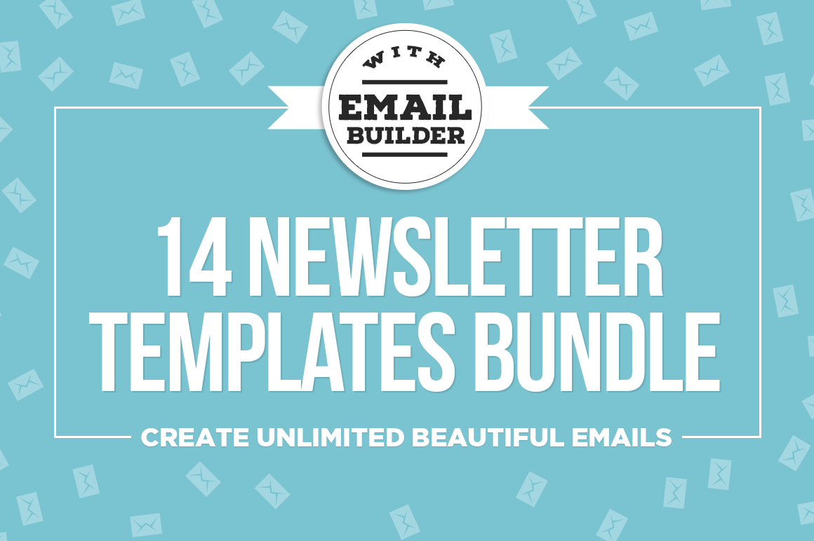 Bundle of 14 Email Newsletter Templates, MailChimp Compatible – only $24!