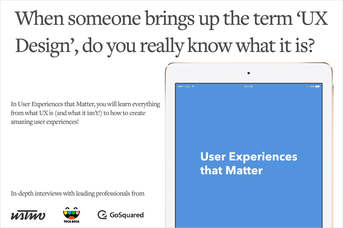 Ebook: User Experiences That Matter - only $4.97!