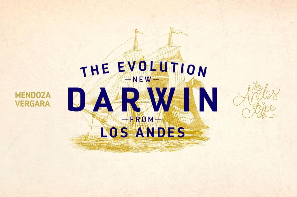 Evolve Your Artwork with the Darwin Font Family - 20 fonts for only $15!