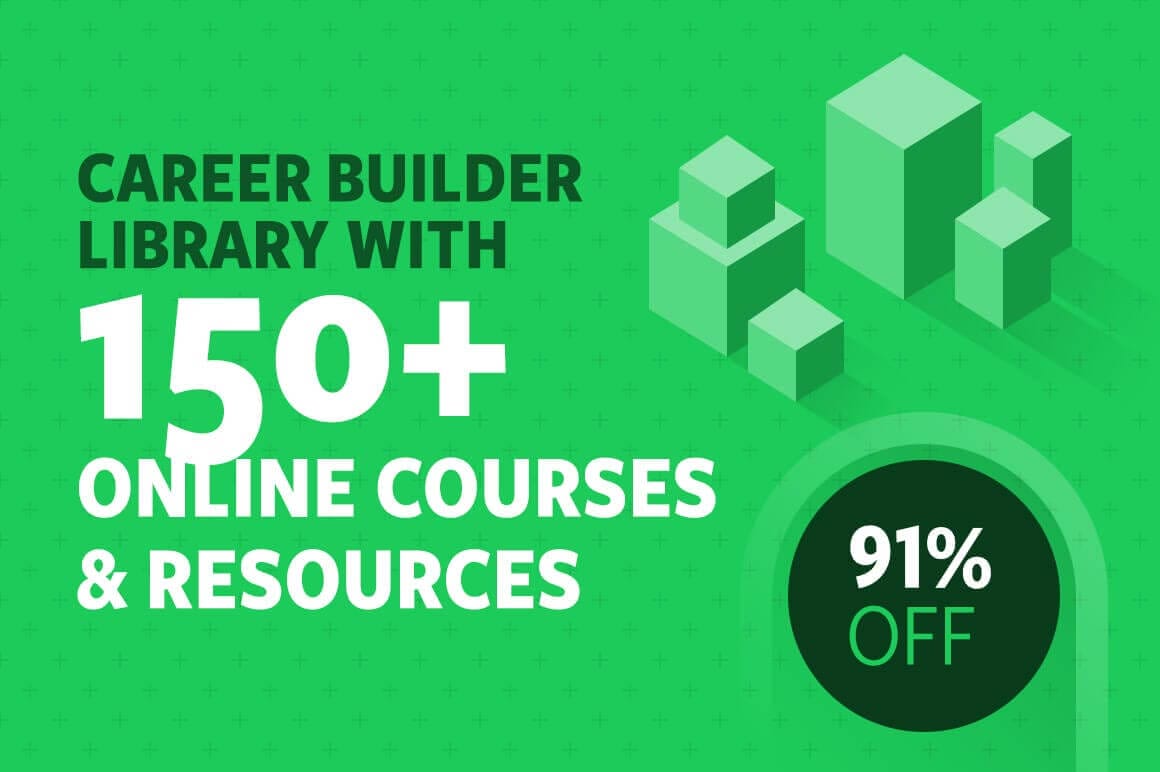 Career Builder Library with 150+ Online Courses and Resources – 91% off!