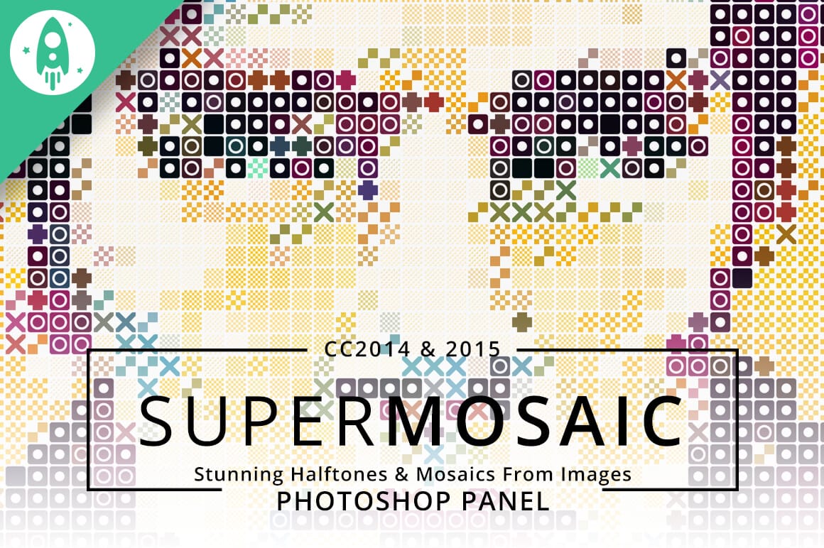 Create Stunning Halftones and Mosaics with SuperMosaic - only $9!