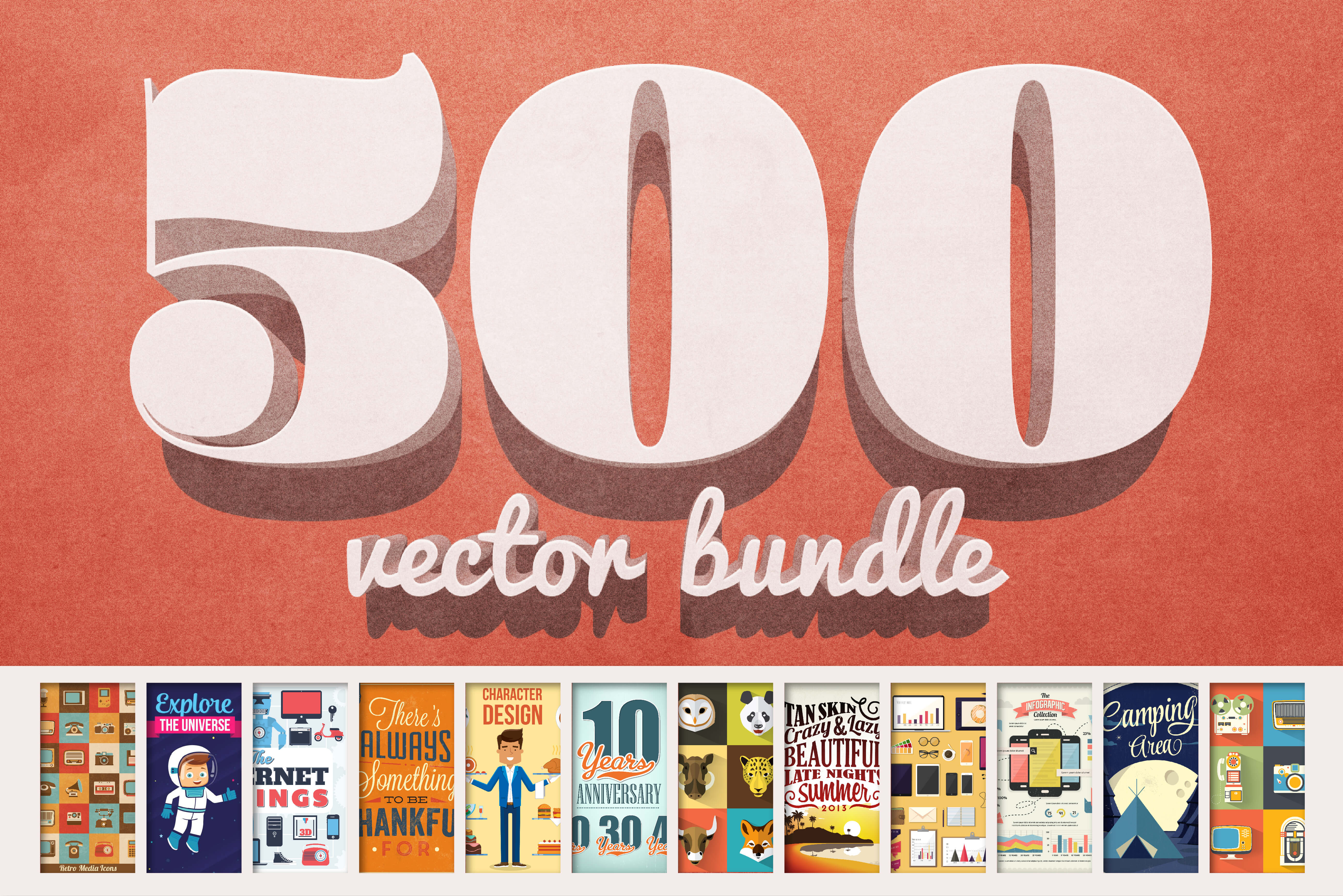Vectorlicious Bundle: $2,500 Worth of Premium Quality Vectors – only $24!