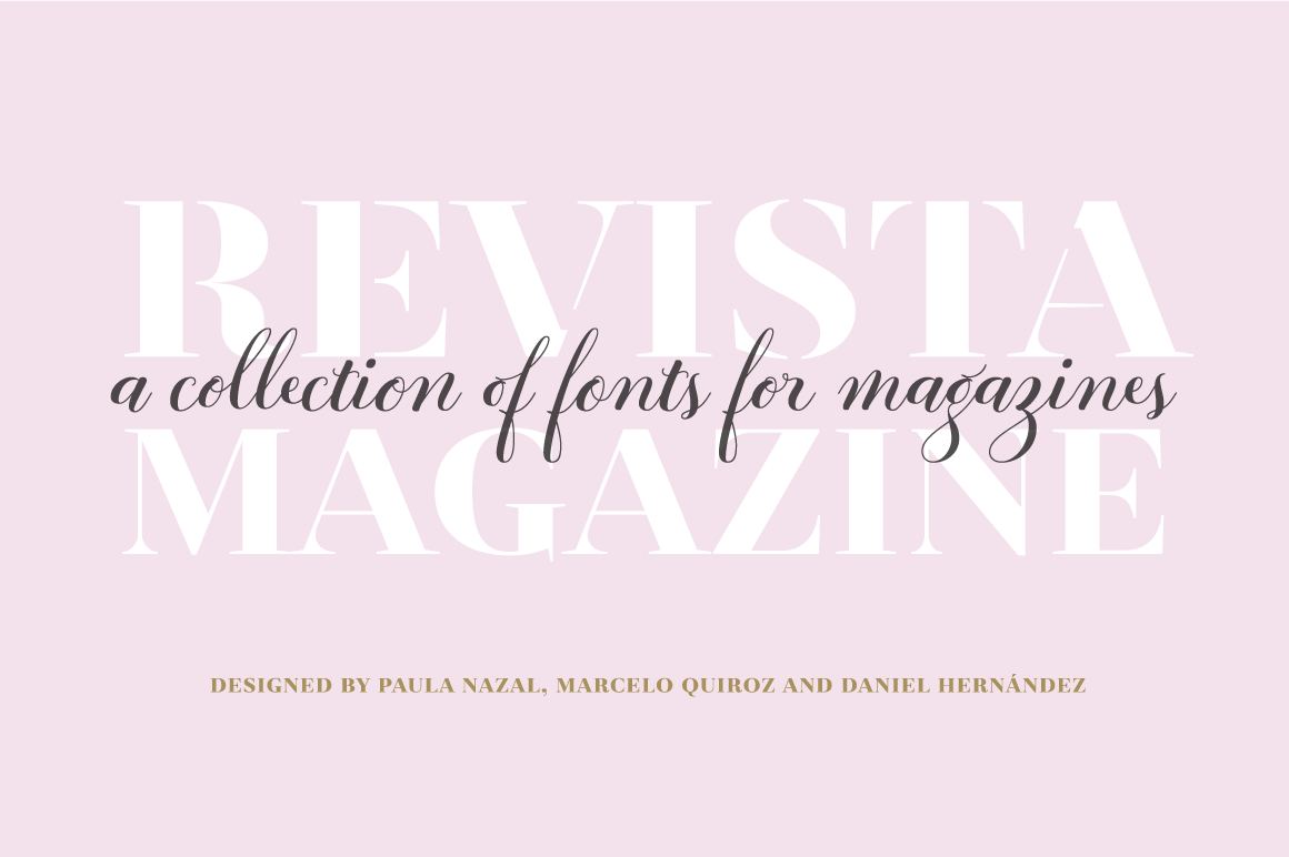 Fashion Forward with the Revista Font Family of 26 fonts – only $15!