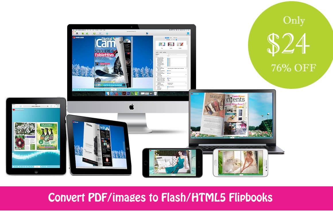 Convert Boring PDFs to Slick Digital Flipbooks with Realistic Page Turning Effects – only $21!