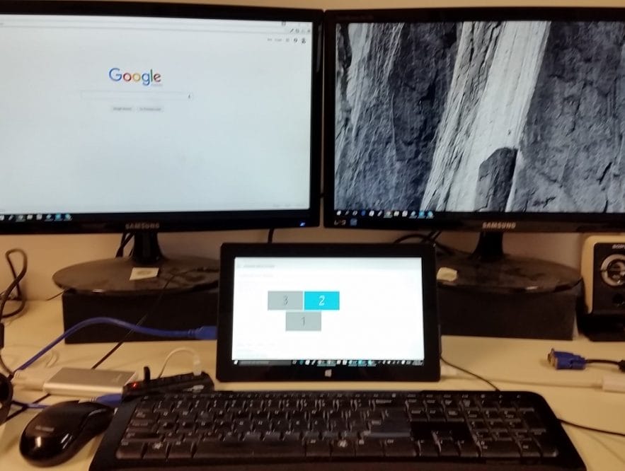 Surface Pro 2 - 3 Screens