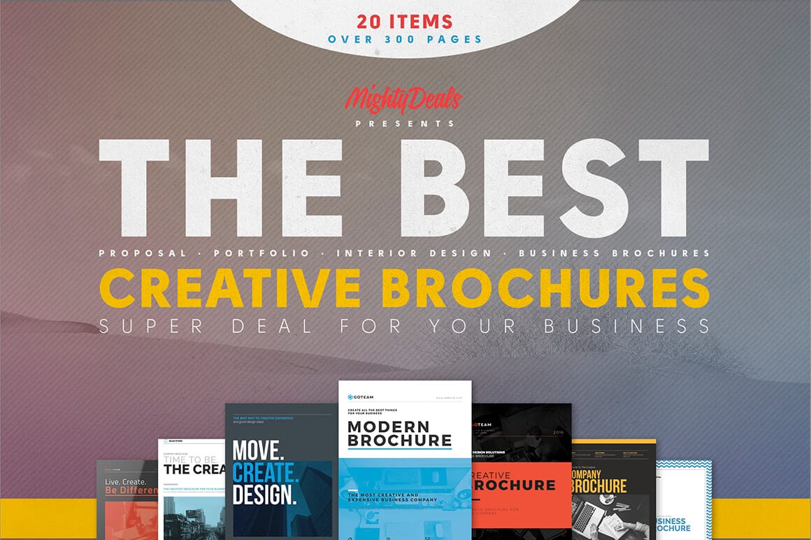 20 Creative Brochures from Kovalski Design – only $14!