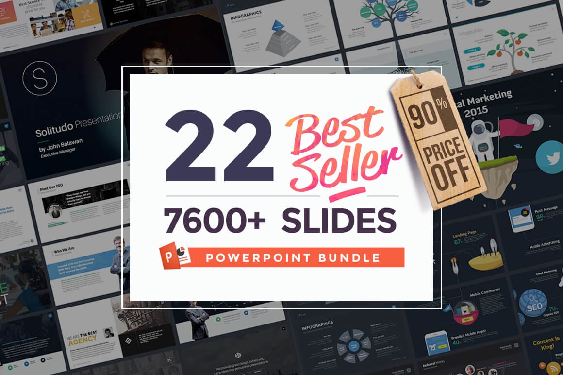 22 Powerpoint Templates (7600+ slides) from Slidehack - only $27!