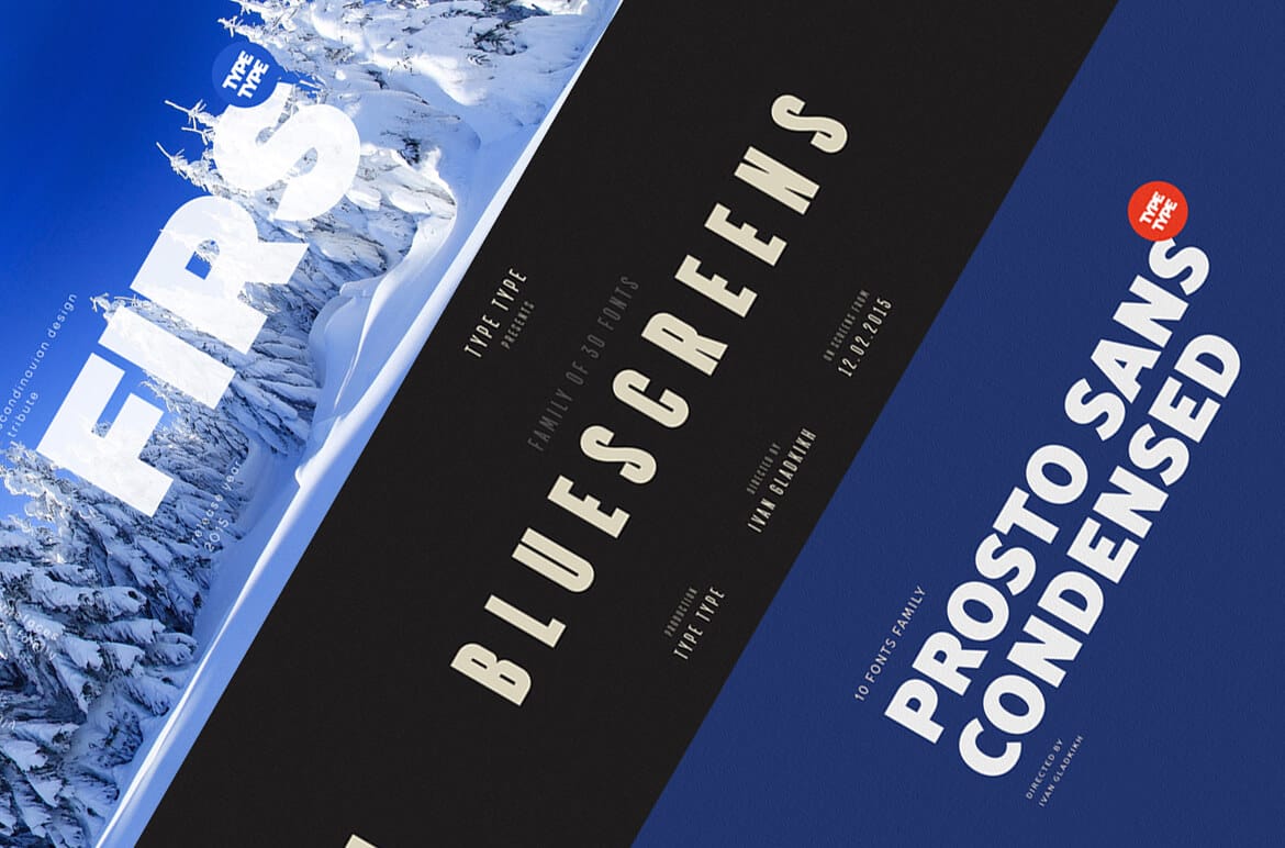 3 Amazing TypeType Font Families