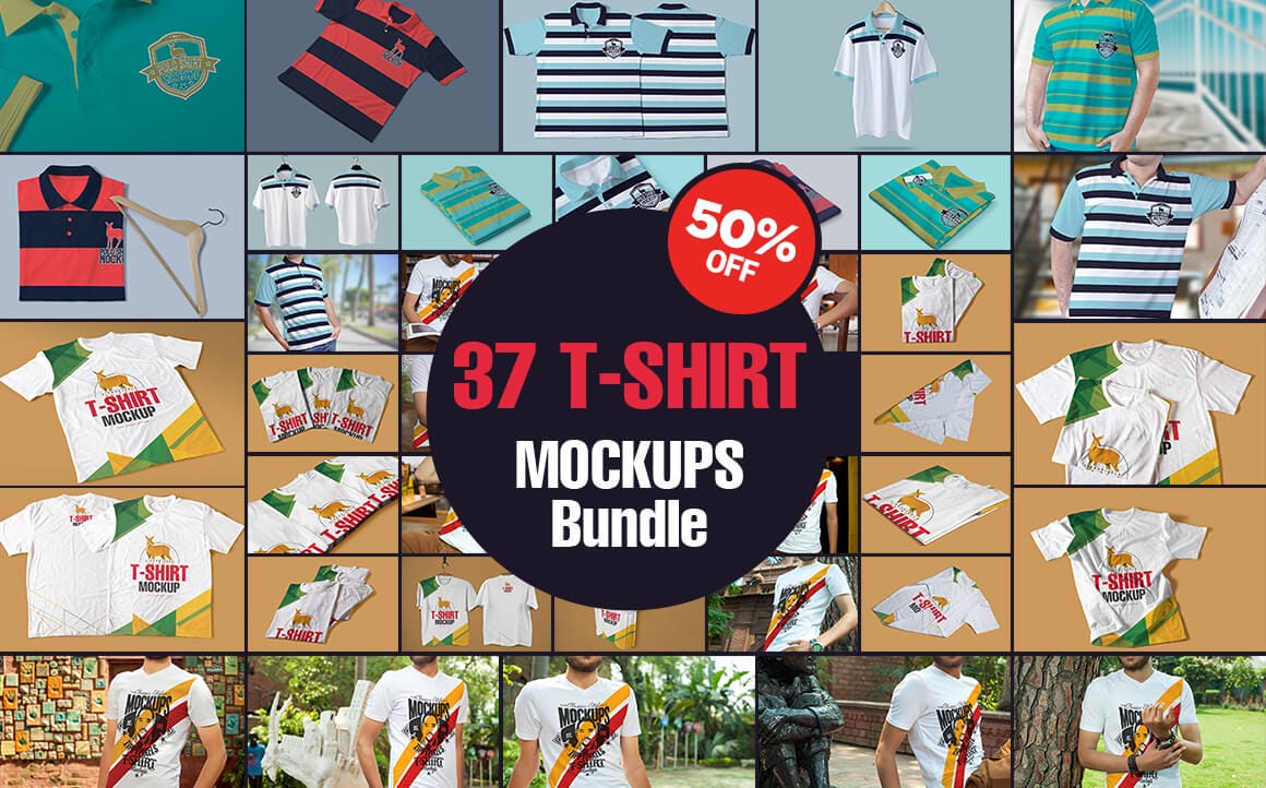 74 Photo-Realistic Apparel and Label Mockups from Zippy Pixels - only $14!