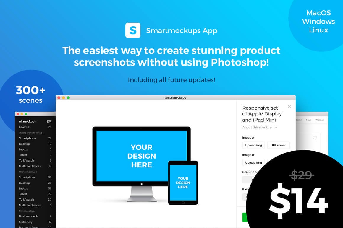 Create Professional Product Screenshots with Smartmockups - only $14!