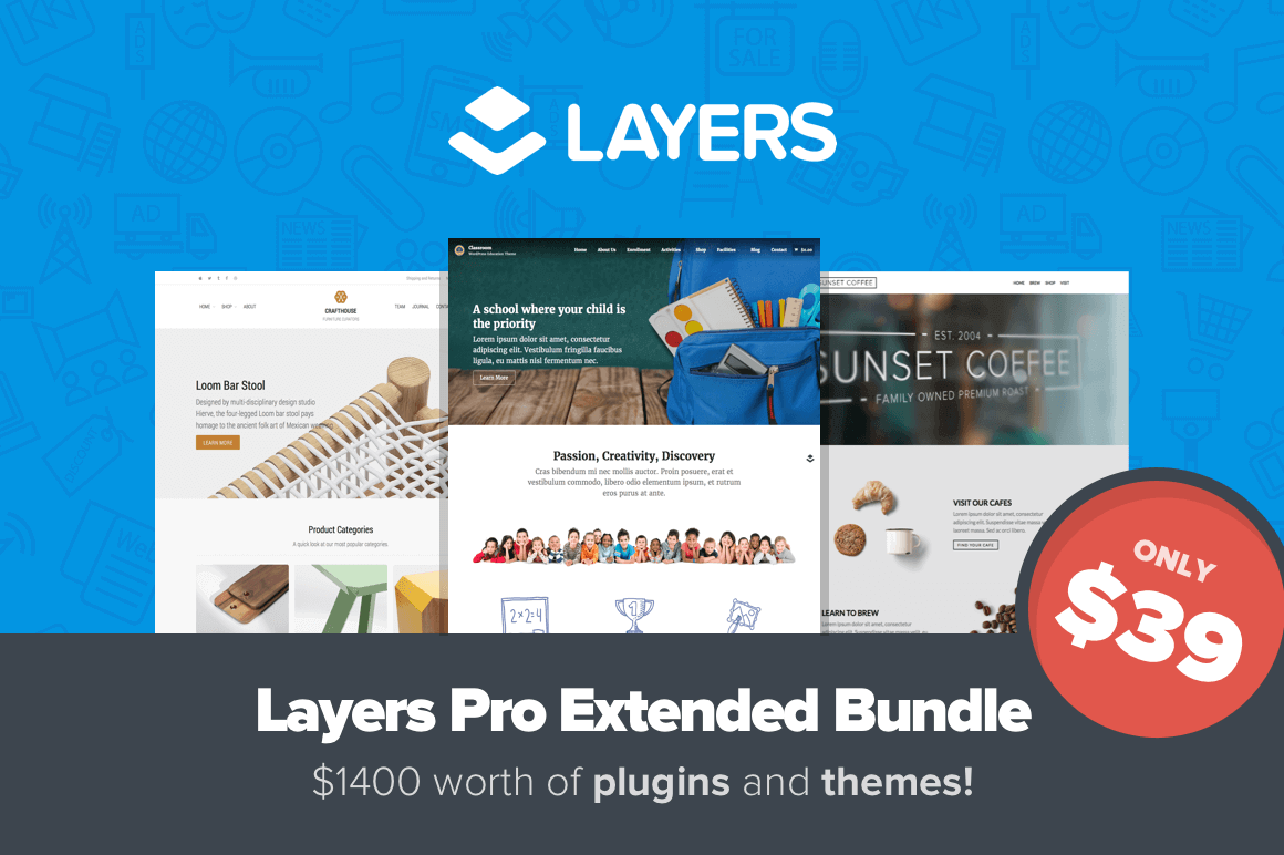 Layers Pro Bundle: 4 Powerful WordPress Tools & More – only $39!