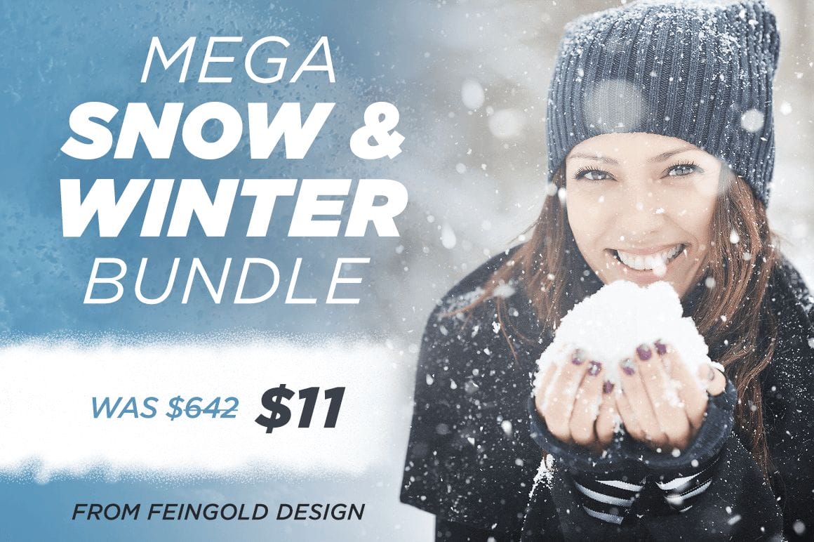 Mega Snow & Winter Bundle from Feingold Design - only $11!