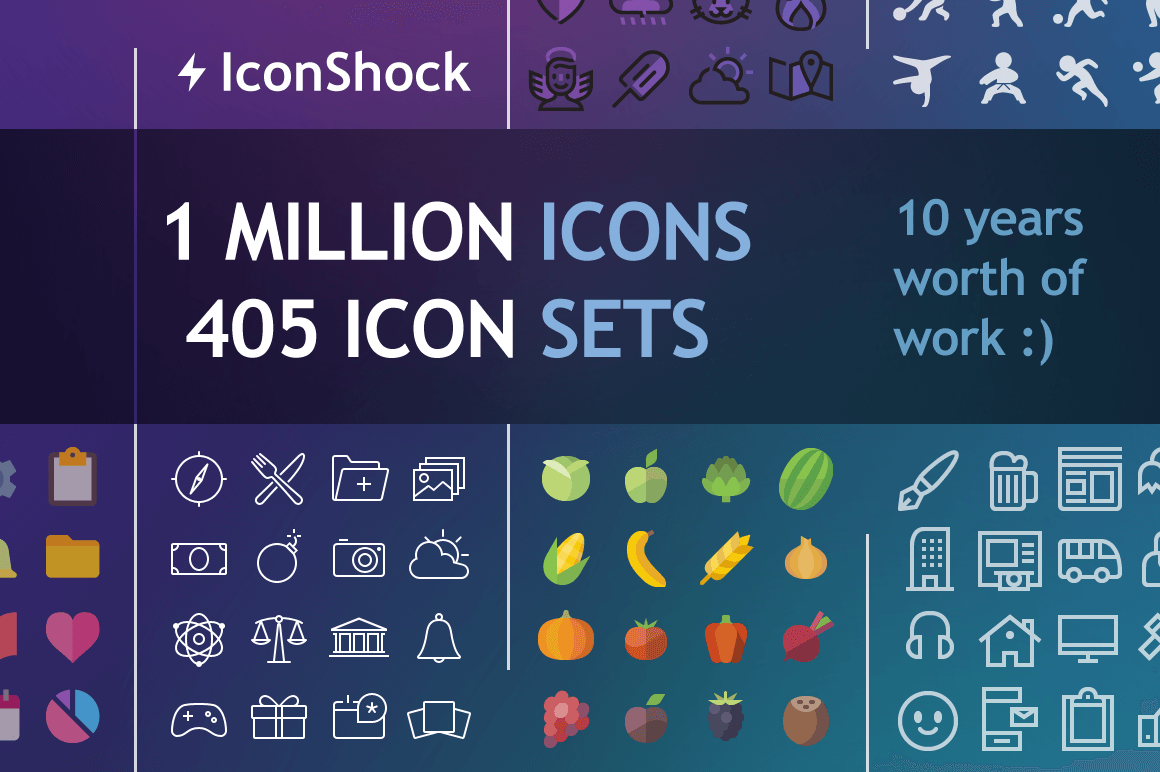 More Than 1 Million Icons in the Iconshock Complete Icon Pack - $37!
