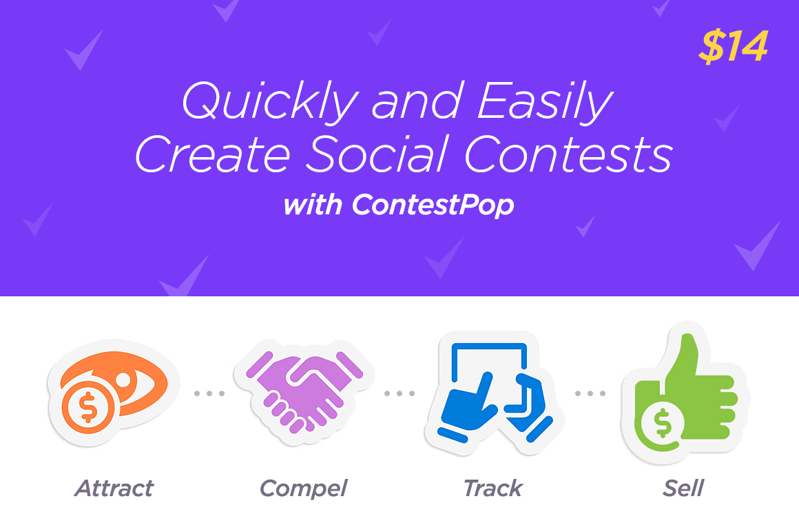 Quickly and Easily Create Social Contests with ContestPop – only $14!